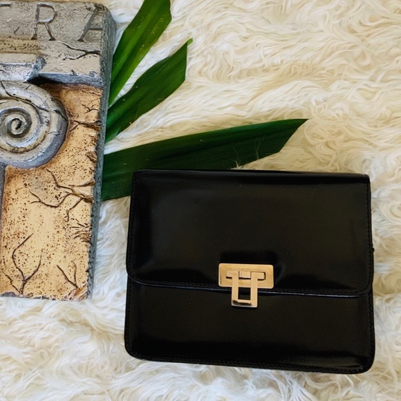 Enzo Angiolini Leather Clutch Belt Bag